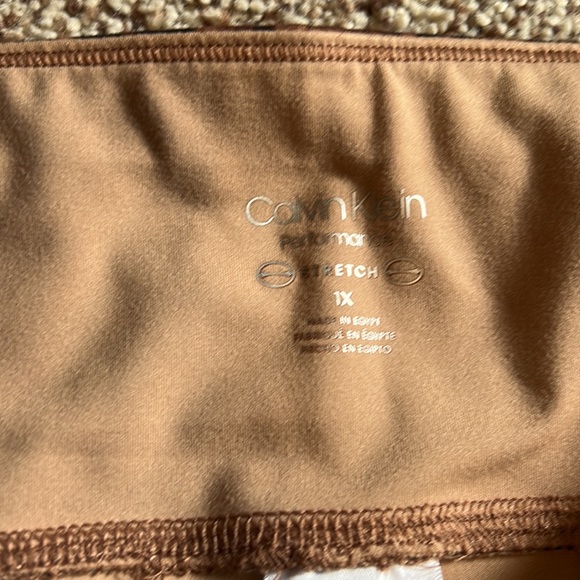 Calvin Klein leopard print Capri leggins - Picture 3 of 4